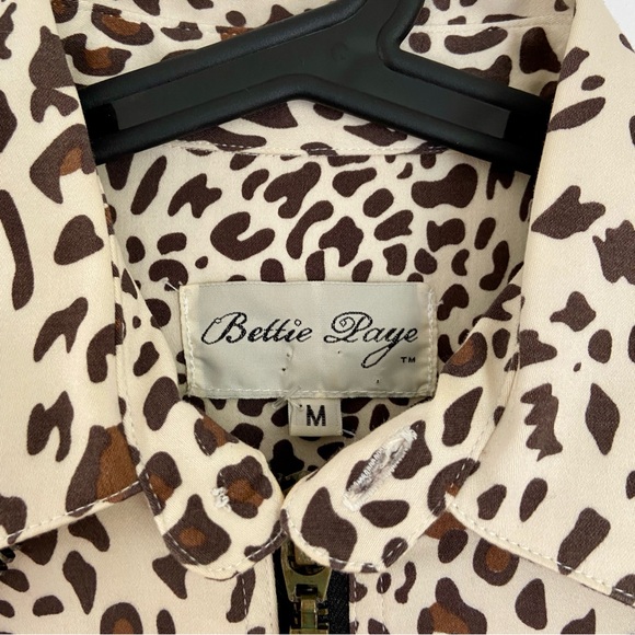 Vintage // leopard zip-up dress - Picture 8 of 8